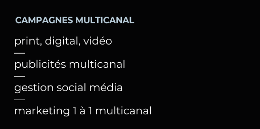 marketing multicanal agence marketing