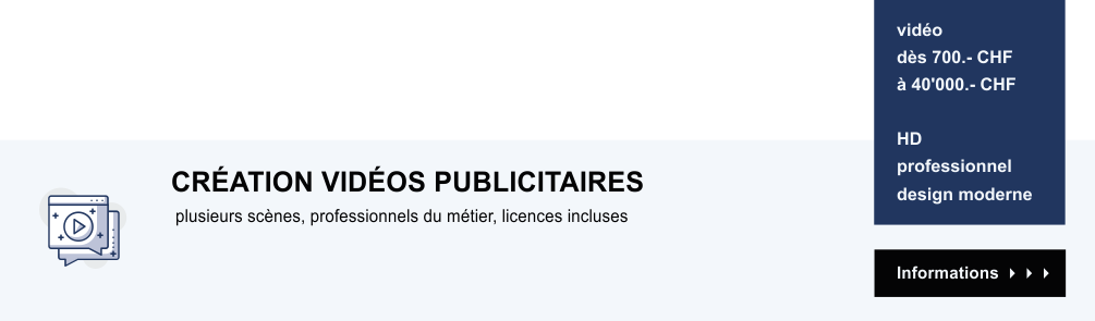 création de vidéo promotionnelles pour entreprises en Suisse - agence communication - E-GRAPHICS